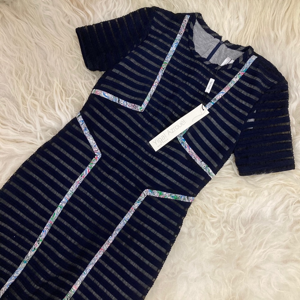 YIGAL AZROUËL Striped Mini Dress - Picture 4 of 11